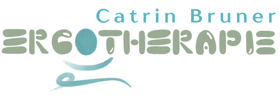 Blau-grünes Logo der Catrin Bruner Ergotherapie